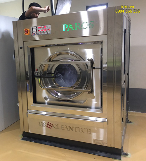 máy giặt công nghiệp paros thương hiệu hs cleantech